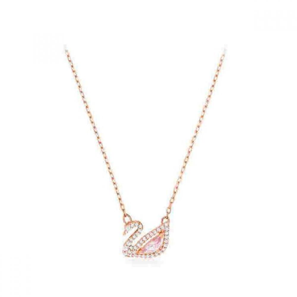 Swarovski Pink Swan Necklace 5469989