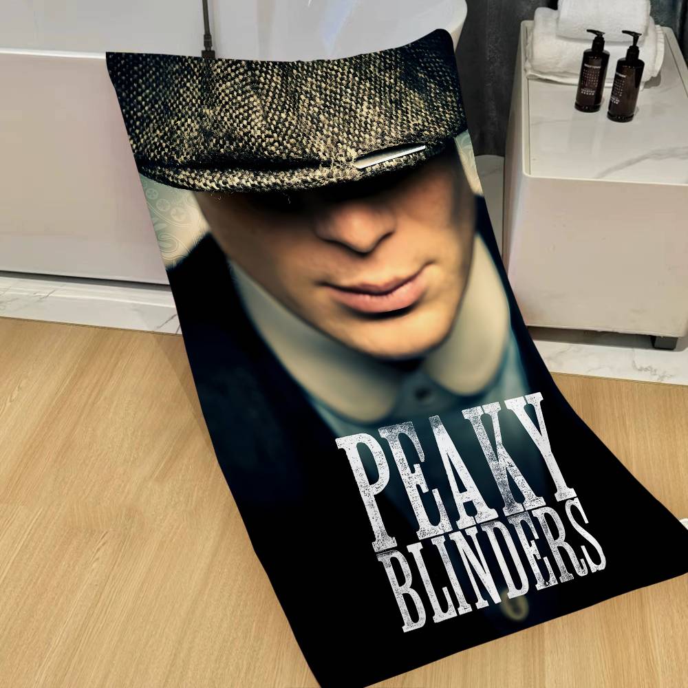 P-Peaky B-Blinders TV Bath Towel Microfiber Soft Water Absorbing Breathable For Girl Kids Decorative Cartoon Beach Towel