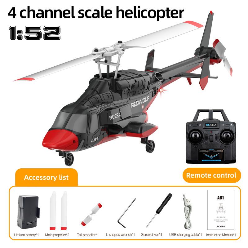 

New A61 Remote-Controlled Helicopter Little Flying Wolf Children Simulation Toy Gift Fixed Height Four-Way Combat Unmanned DP270-
