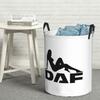Laundry Collector Daf Truck Logo Folding Laundry Basket Large Storage Children Washing Basket Home Organizer