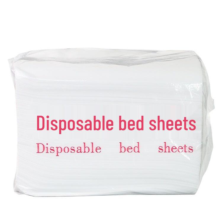 Waterproof Oil-Proof Disposable Massage Bed Sheets with Hole - Thickened Non-Woven Design for Beauty Salon.