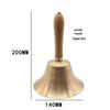 Class Bell Wooden Copper Handle Christmas Pet And Elderly Call Bell