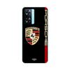 Case for Oppo A57 4G PORSCHE Red and Gold Logo Black Background
