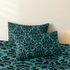 3Pcs Green Textured High-Definition Print Bedding Set Included 1 Duvet Cover & 2 Pillowcases For All-Season Home Dorm Decor