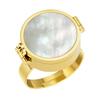 Anello Elegante per Conservare il Burrocacao Design Regolabile per Conservazione d'Emergenza Gioiello per Dita Accessorio Moda Portatile