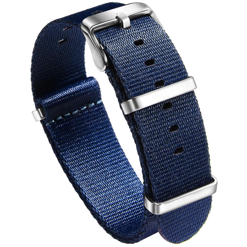 Timeless Twill Nylon Multi-color Strap - Waterproof, Lightweight & Durable 20mm/22mm Universal Fit