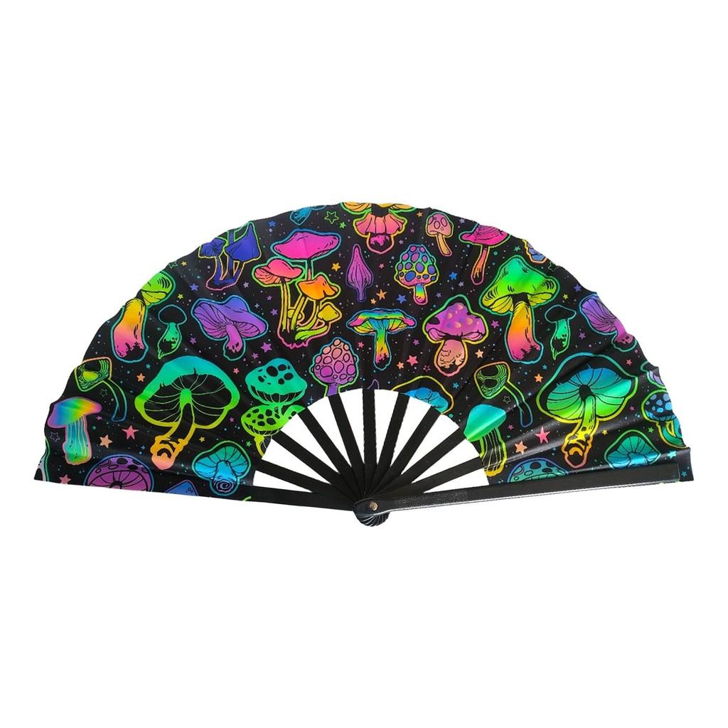 Chinese Style Folding Fan With Plastic Frame For Dance Performances And Gifts