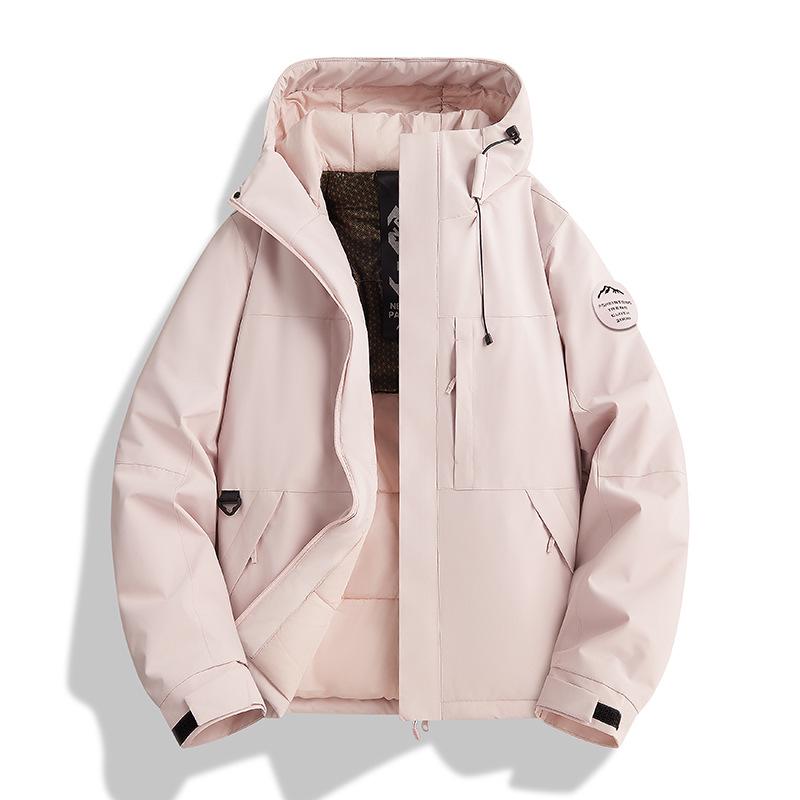 

Men s Trendy Windproof Warmth-Keeping Loose Cotton Jacket for Couples - Autumn/Winter Casual Outerwear 3XL