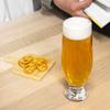 Wired Beans Le Series Beer Glass, 470ml, In a Japanese Cedar Box (Le Tre, Transparent, Clear)