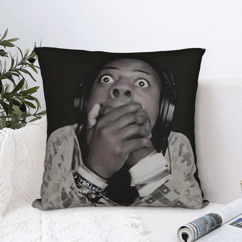 IShowSpeed Funny YouTuber Square Pillow Covers Polyester Sofa Cushion Case Funny Decorative Pillow Cover 40*40