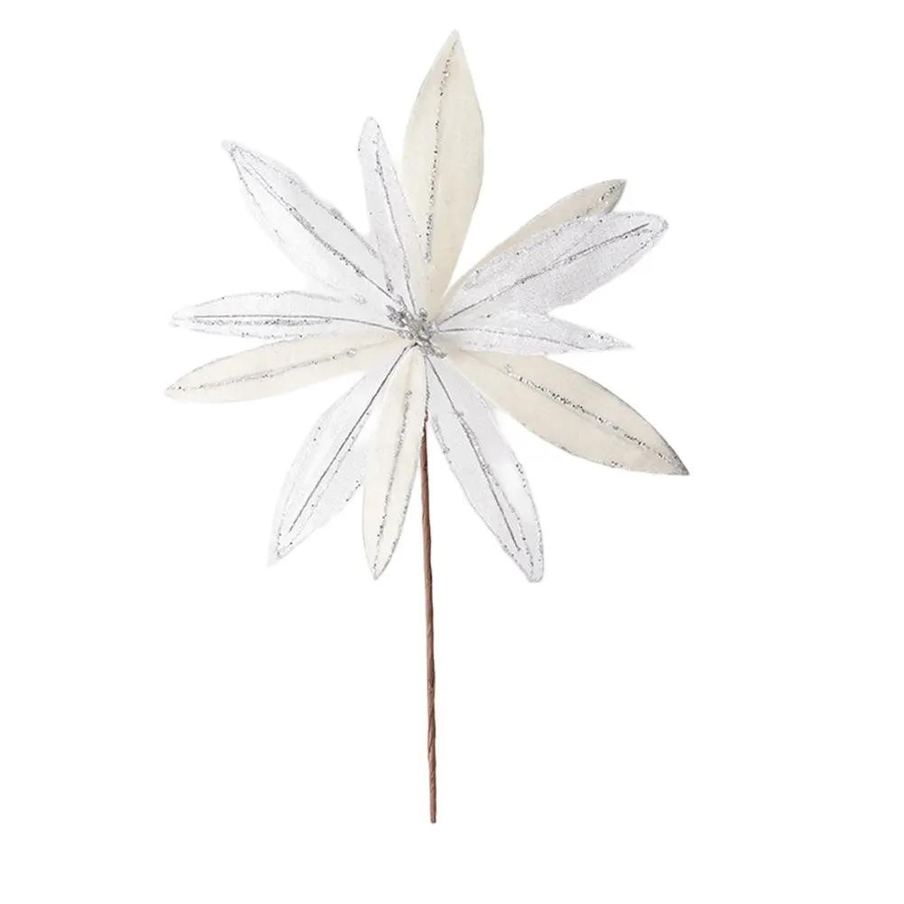 

Artificial Christmas Flower Sequin Christmas Flower Festive Venue Artificial Flowers Easy To Use Exquisite Design