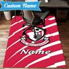 Custom Name Bournemouth Crest Rug Game Carpet, Floor Mat for Bedroom Living Room Entryway Rug, Home Decor Idea Gift for Christmas Birthday