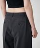 MUSINSA STANDARD WOMAN [Cooltandard] Women'S Wide Hidden Banding Slacks [Gray]