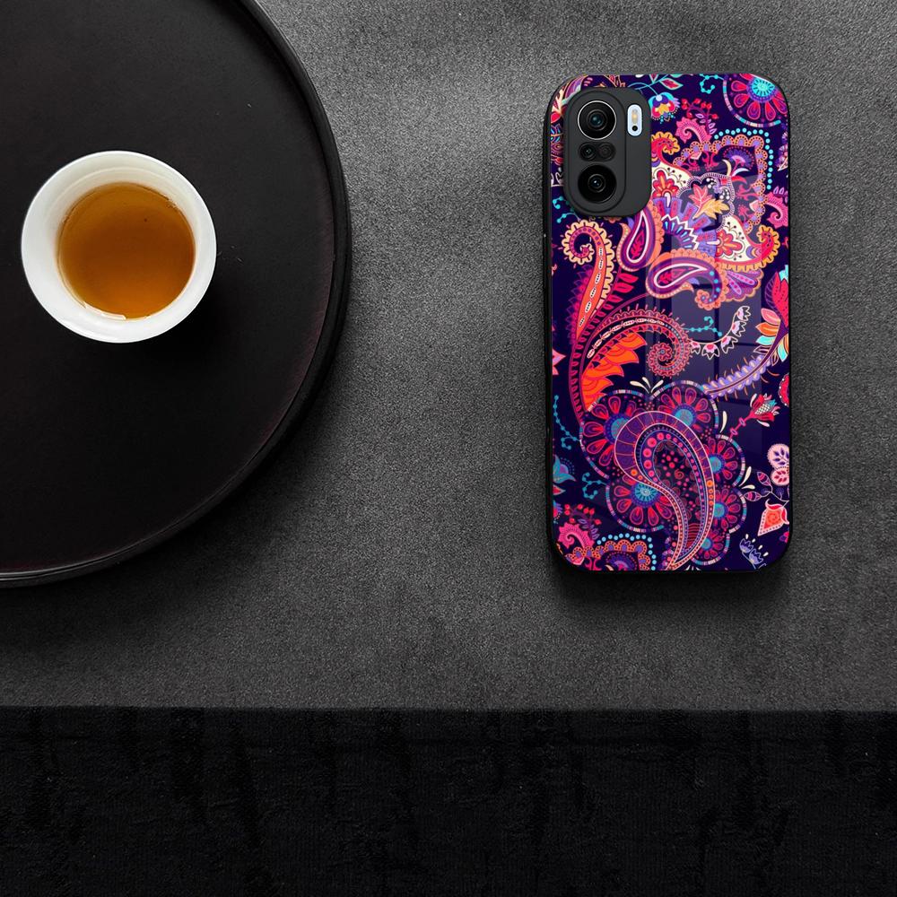 Cashew Flower Vera Bradley Phone Case Tempered Glass For Xiaomi 15 14 12 Lite Pro 13 11t Lite POCO M6 M5 X6 NFC F5 F6 Pro Cover