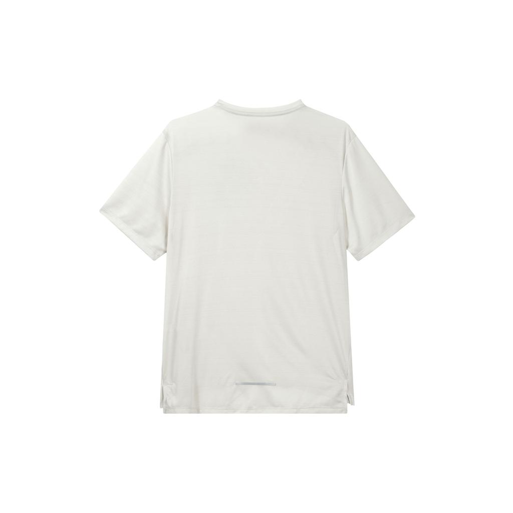 Nike Solid Color Training Running Breathable Quick-Dry Crew Neck Short Sleeve T-Shirt Men Tops White AJ7566-072