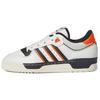 Rivalry 86 Low White Black Impact Orange Unisex Sneakers Cloud-White Core-Black Semi-Impact-Orange IE7140