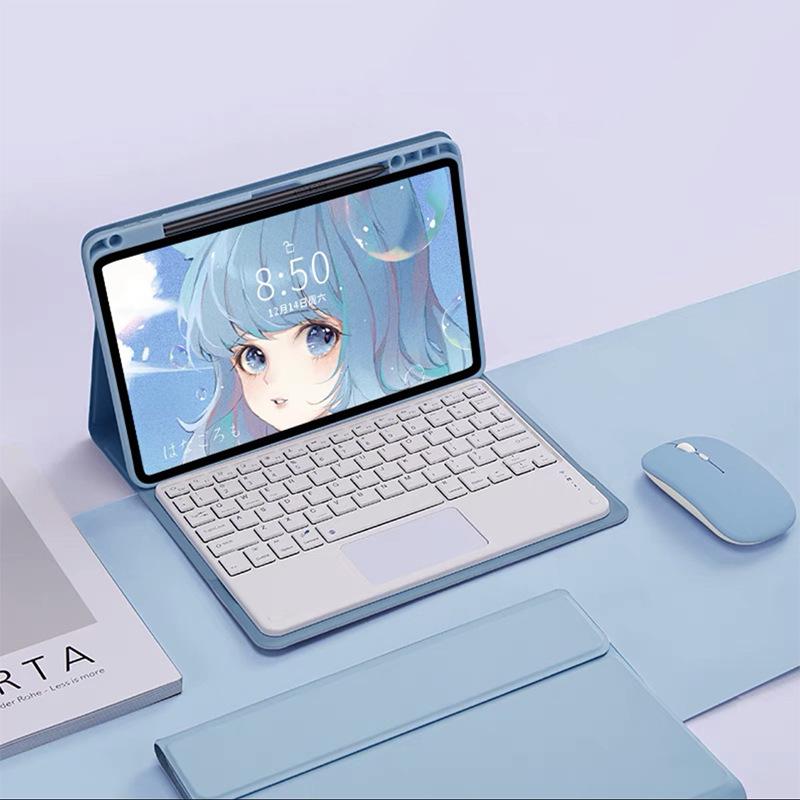 Huawei MatePad SE 11.5S Case: Detachable Backlit Touch Keyboard with Pen Slot