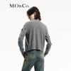 MO&Co. 100% Merino Wool Hand-Beaded Short Knitted Cardigan