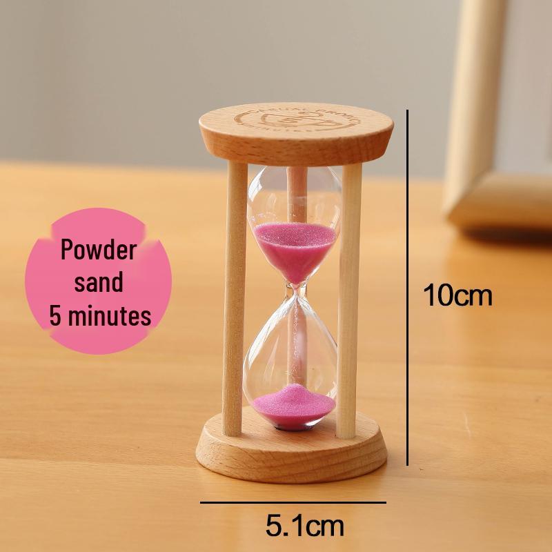 Drop-Proof Hourglass Timer for Children - 5/20/30 Min Options, Learning and Decorative Quicksand Design