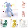 Adorable Cartoon Pacifier Bunny Plush Toy For Newborns Cute And Cuddly Soft Short Plush Available In Blue Pink White Yellow And Green 50cm/19.68in