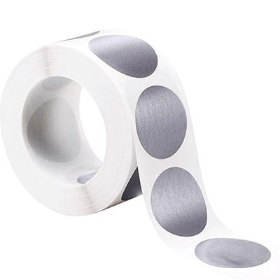 300Pcs Round Scratch Off Stickers 1 Inch Adhesive Scratch Off Labels