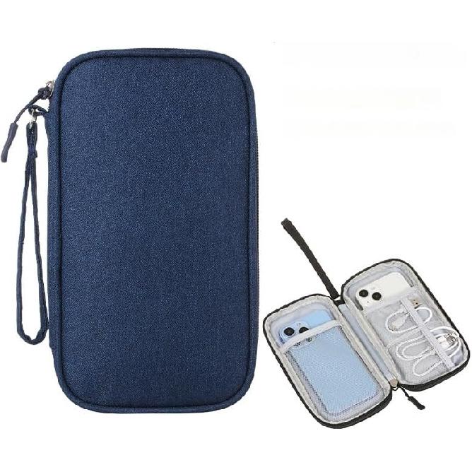 Electronic Organizer Travel Cable Accessories BagPouch Portable Waterproof Storage Bag Electronic Organizer Case for Cable, Mouse,USB Cable,Power