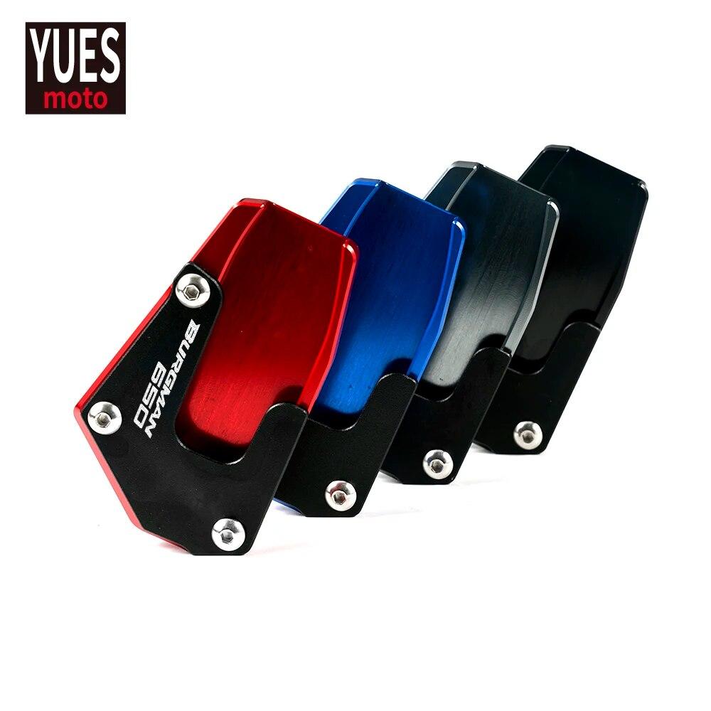 Motorcycle Accessories Stand Extension Plate For Suzuki Burgman 650 Executive AN650 2013-2018