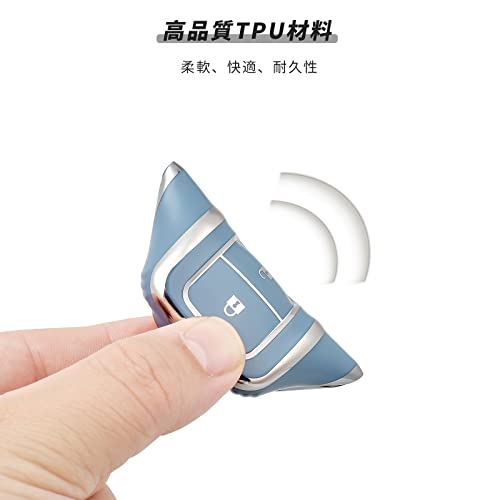 [OFFCURVE] Honda Key Fob Cover Compatible Models: Vezel RU Series, New Freed, New Fit, Shuttle, Jade, Stepwagon RP1 RP2 RP3 RP4, 10th Generation