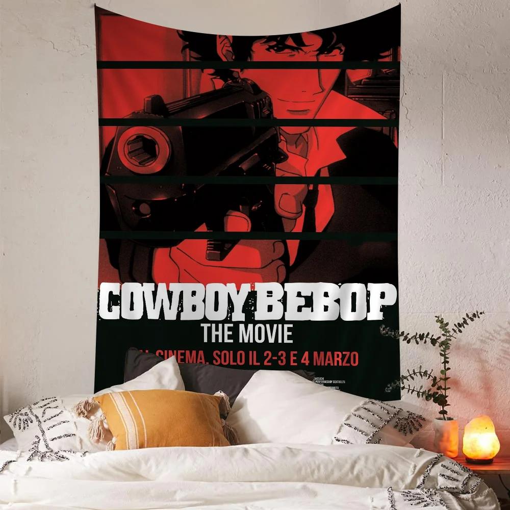 CCowboy Bebop Cartoon Tapestry Wall Hanging Decoration Household Home Decor