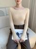 Women's Elegant One-Shoulder Cashmere Knit Sweater – Slimming, Versatile, Solid Color Top