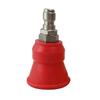 Bocal de Bainha de Alta Pressão Manga à Prova de Salpicos Bocal de Ventilador Pontas de Bainha de Borracha Aço Inoxidável Adaptador de Pistola de Lavagem Plugue Rápido 1/4