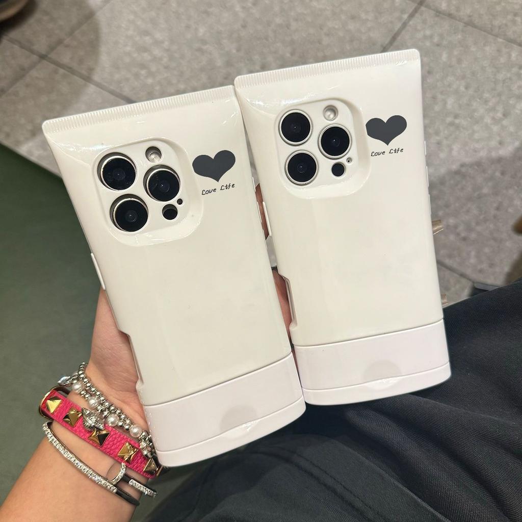 Facial Cleanser Mobile Phone Case for Apple 14promax Mobile Phone Case Three-dimensional Funny Mobile Phone Case Four Corners Anti-fall Case