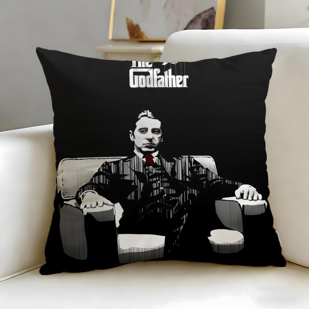 classic movie The Godfather Cushion Cover Soft & Easy-Wash Pillow Case – Versatile for Couch, Bed, Travel and Office