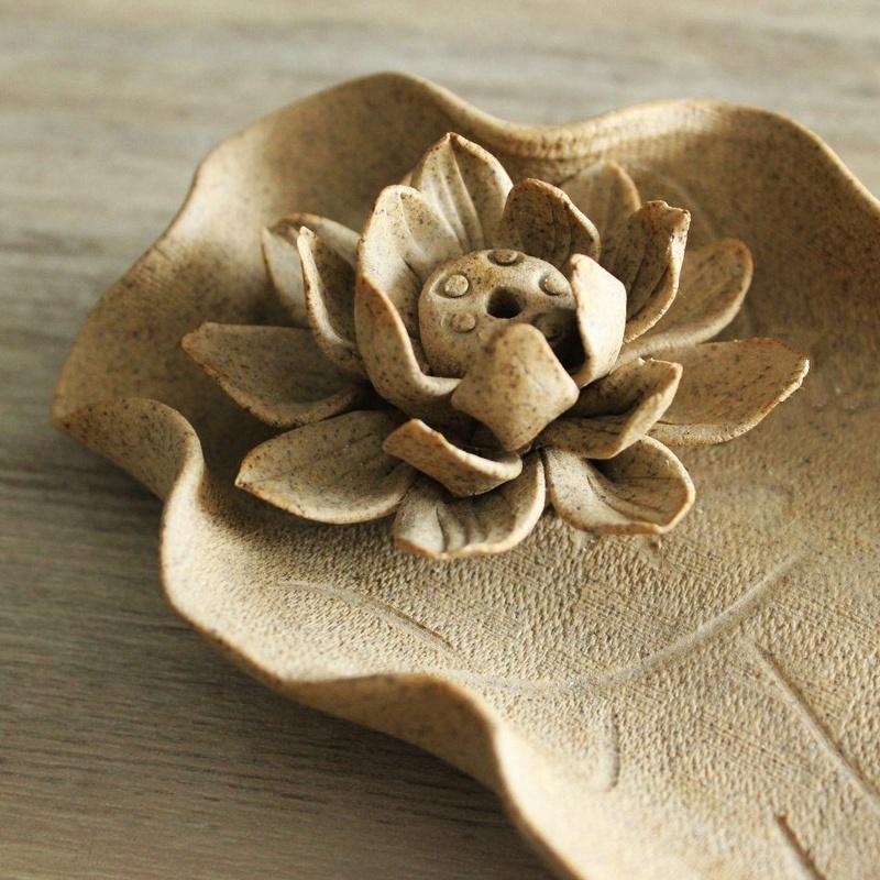 New Handmade Stick Incense Holder Lotus Incense Burner Gifts and Crafts Home Decorations Censer
