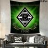 Borussia Wall Hanging Printed Fabric Blanket Decorative Tapestries for Bedroom Living Room Home Decor