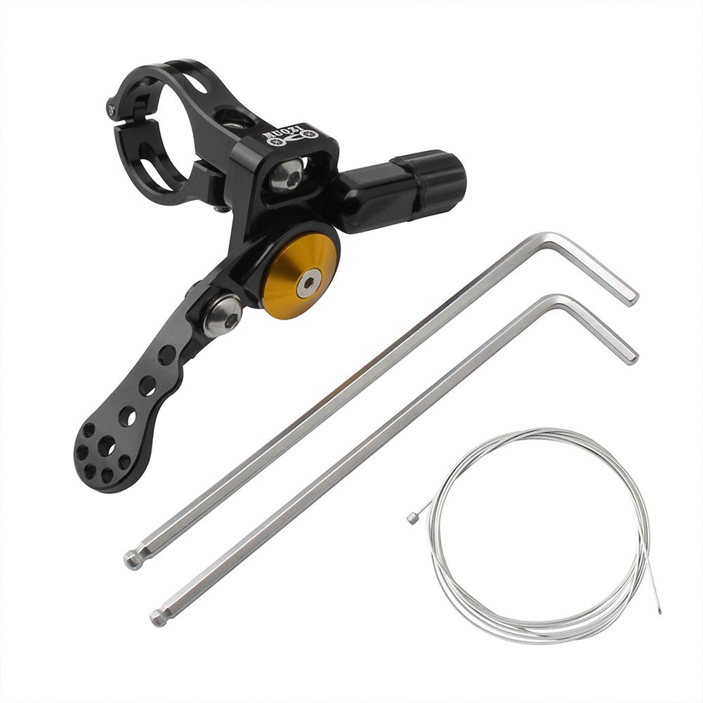 

Bicycle Dropper Seatpost Remote Wire Control Adjustable Bike Seat Tube Switch with Smooth Action for 22.2mm Handlebar Clamp чорний