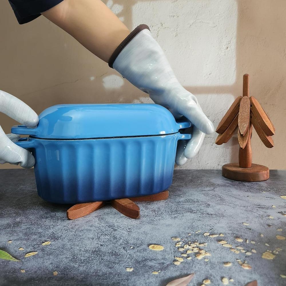 3PackTree Design Placemat Stand Wooden Tripod Decorative Scald-Resistant Heat Resistant Table Mats Coasters Table Top Protectors