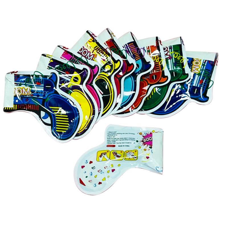 30pcs-Fully Automatic Inflatable Ribbon Birthday Atmosphere Props Birthday Party Wedding Creative Salute Handheld Fireworks