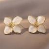 1 Paar Blumen-Ohrstecker für Damen und Mädchen, französische Vintage-Mode, Hochzeit, romantischer Ohrschmuck, Geschenke