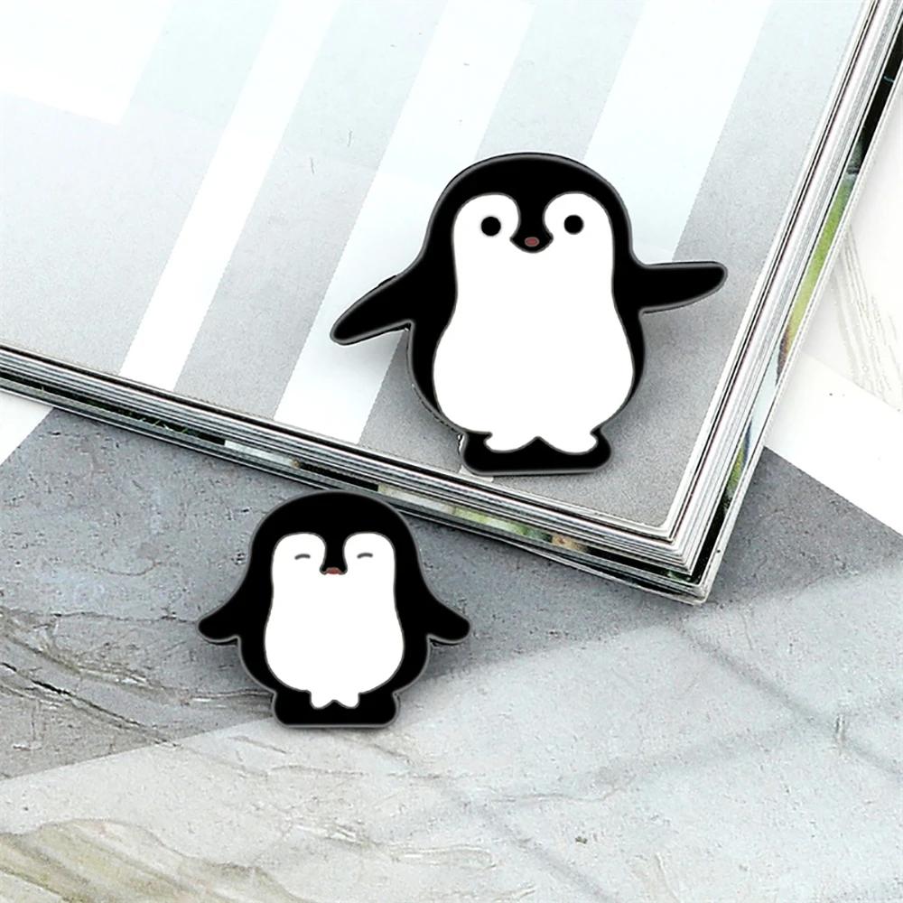 2-3pcs Cartoon Brooch Cute Animal Cats Paw Penguin Lapel Pins Punk Ghost Plant Badges Shirts Bag Jewelry Friends Gifts Wholesale
