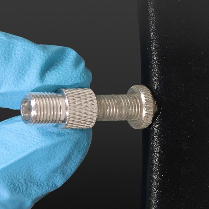 Quickly Connect Air Valves Adapters Durability Plastic Air Nozzle Connector Suitable for Car Bikes Motorcycles