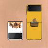 Cute Cartoon Capybara Coque For Samsung Z Flip7 6 Galaxy Case Shockproof Z Flip5 Z Flip3 4 5G Hard Cover Phone TPU PC Hard Fund