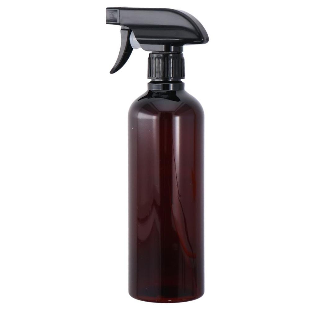 1/2Pcs Amber Refillable Empty Bottle 500ml Trigger Sprayer Mist Stream Home Garden Plant Kitchen
