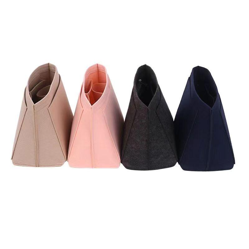 Stylish Felt Makeup Bag Multi-functional Design For Efficient Cosmetic Organization