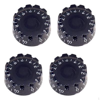 4 Pieces Guitar Knobs Bass Speed Control Electric Accessories for Daily Use