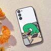 Cute J-Jogumans Dinosaur Phone Case For Samsung Galaxy A73,A72,A71,A70,A53,A52,A51,Soft Silicone Black Cover