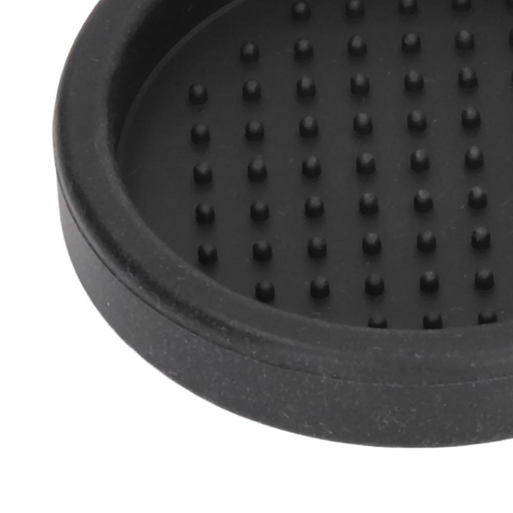 Anti Slip Design Round Tamper Mat Black Anti Slip Coffee Pad Coffee Tamper Mat Coffee Machine