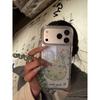 Ins Koreanische Laserbogen Grün Birne für iPhone17promax Apple 16pro Handyhülle 15 Damen ins Stil Kristall Mode Schutzhülle