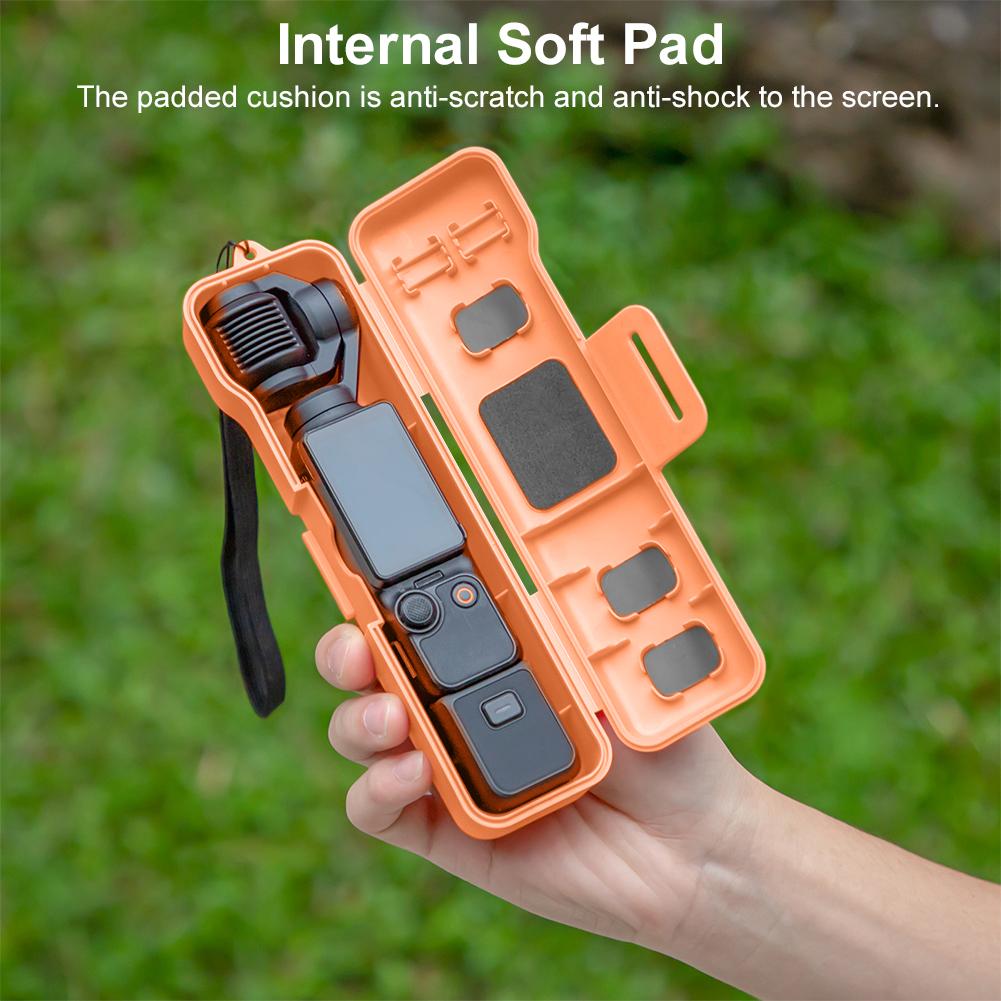 Portable Camera Case Anti-Scratch Flip-Open Protective Case PC Hard Protective Cover for Outdoor Shooting Vlog Accessories