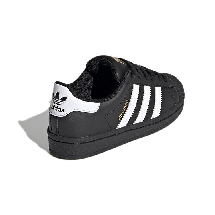 (PS) adidas originals Superstar 'Black White' Kids' EF5394